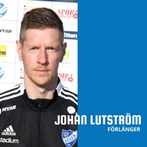Johan Lutström förlänger! 2