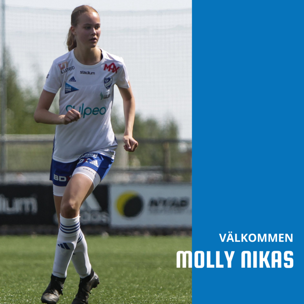 Molly Nikas flyttas upp till damlaget 2