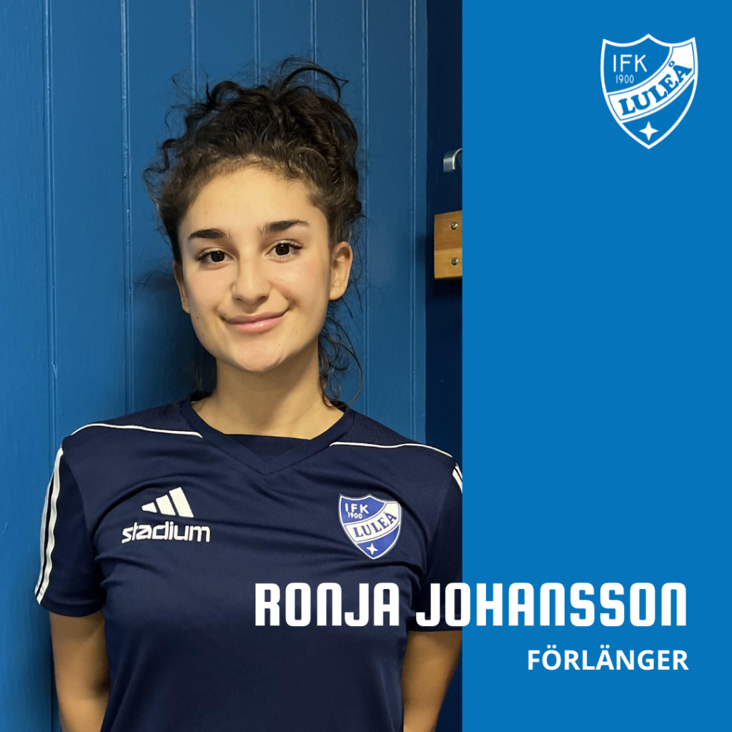 Ronja Johansson förlänger! 2