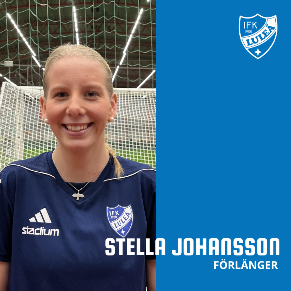 Stella Johansson förlänger! 2 Stella Johansson förlänger! 2