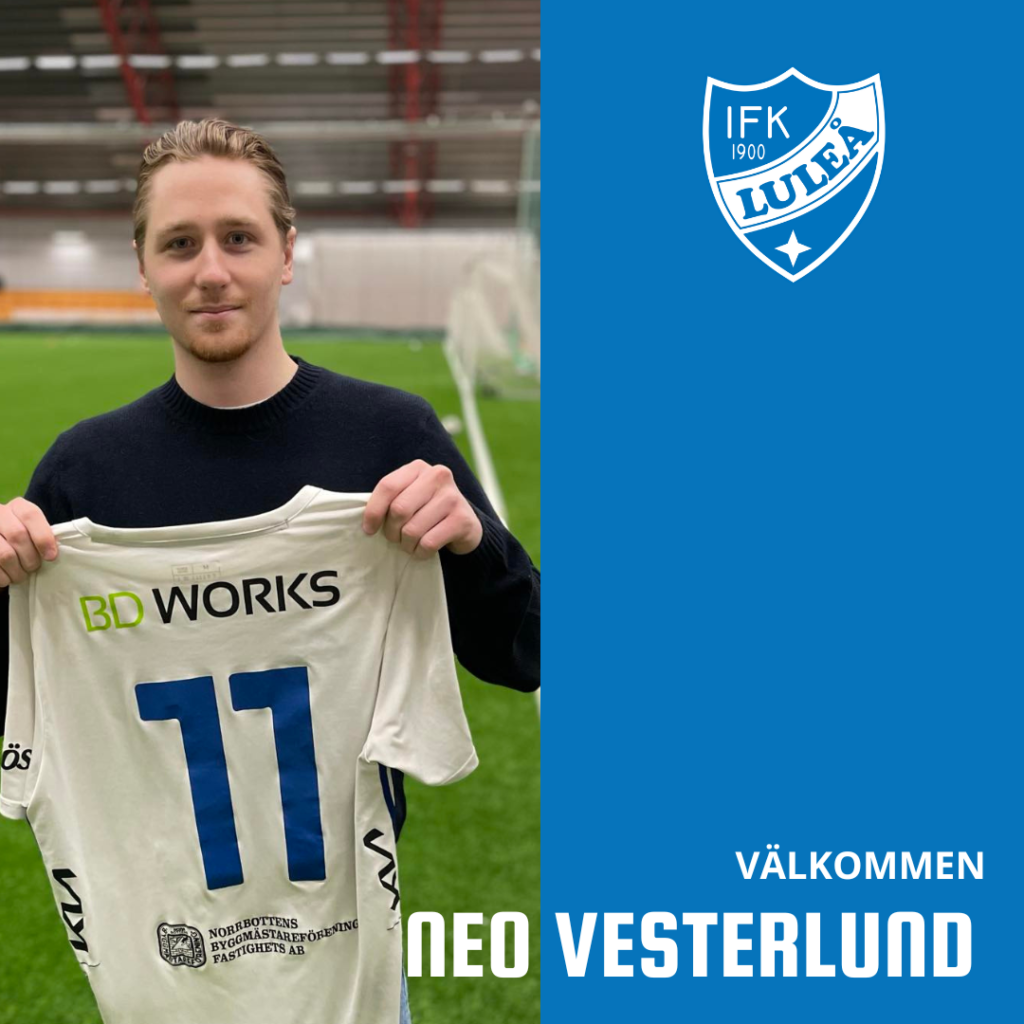 Neo Vesterlund klar för IFK Luleå! 2