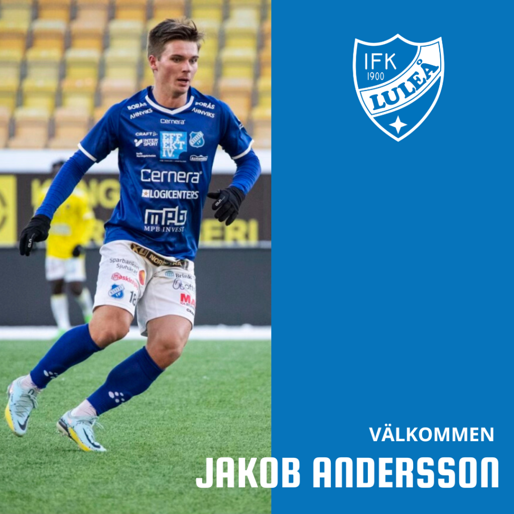 Jakob Andersson skriver på för IFK Luleå! 2