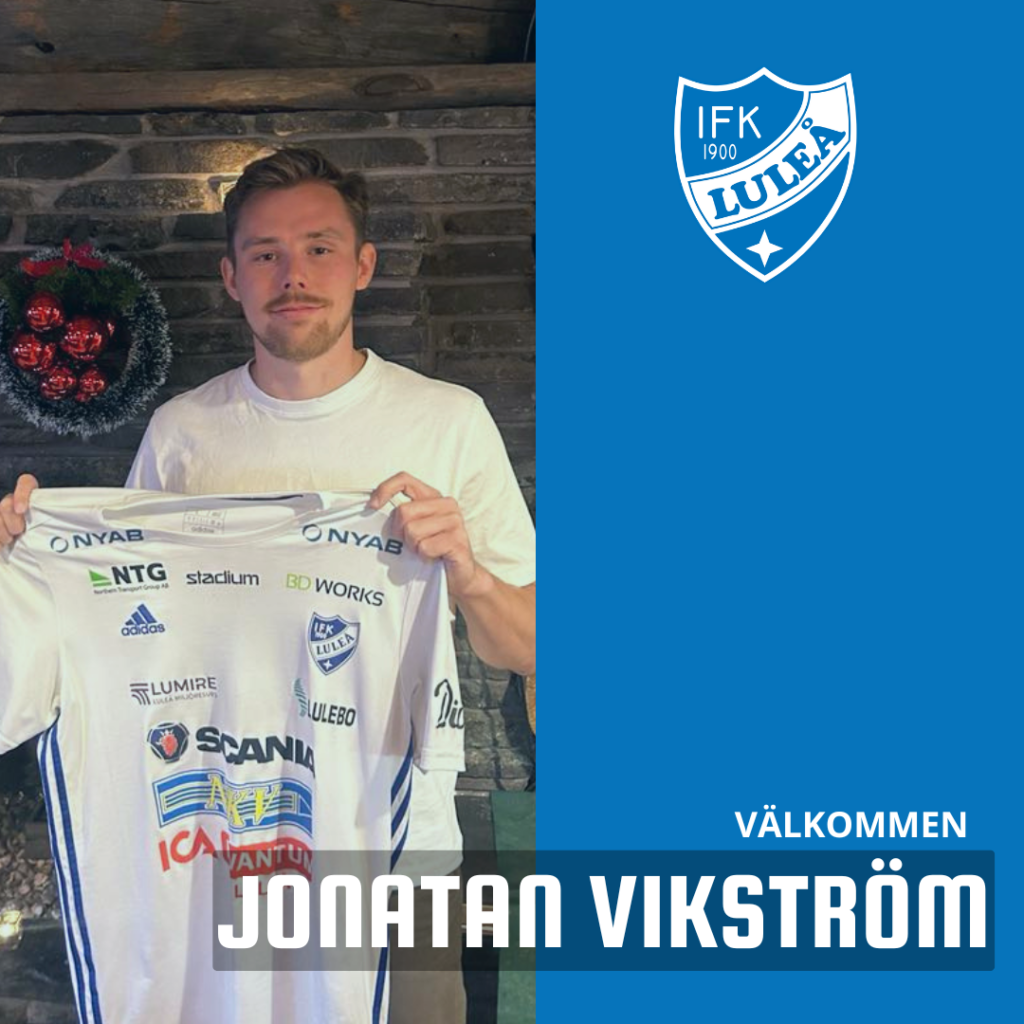 Jonatan Vikström klar för IFK Luleå! 2